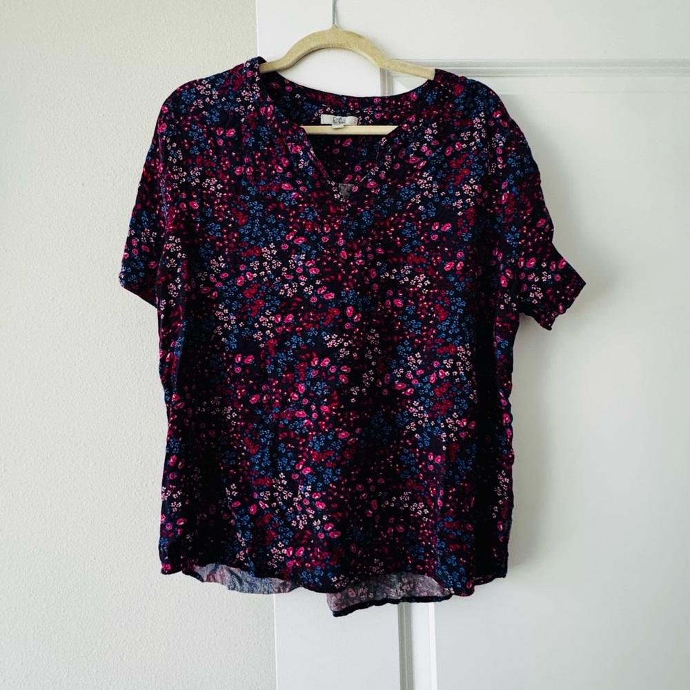 Croft & Barrow Multicolor Floral Blouse - Picture 2 of 8